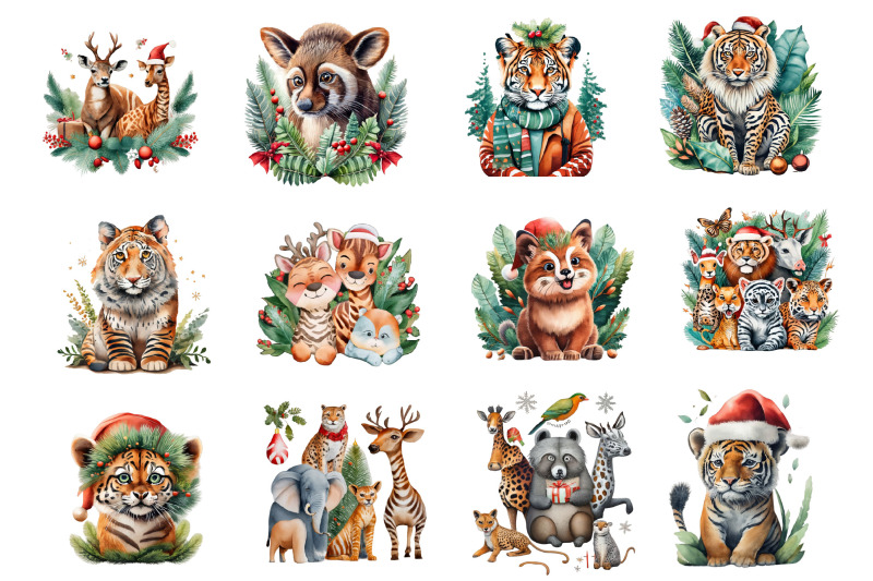 woodland-baby-animals-clipart-bundle