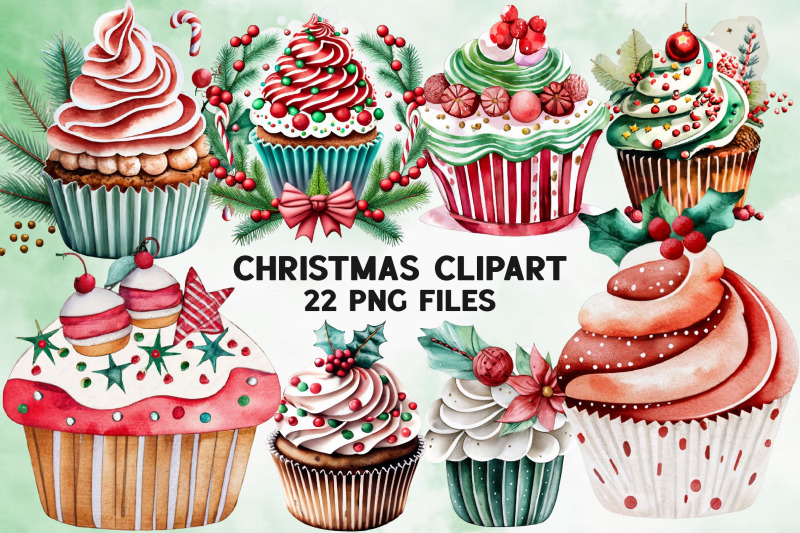 watercolor-christmas-cupcake-clipart