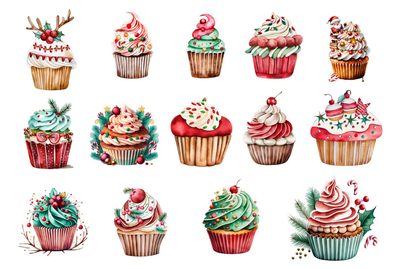 watercolor-christmas-cupcake-clipart