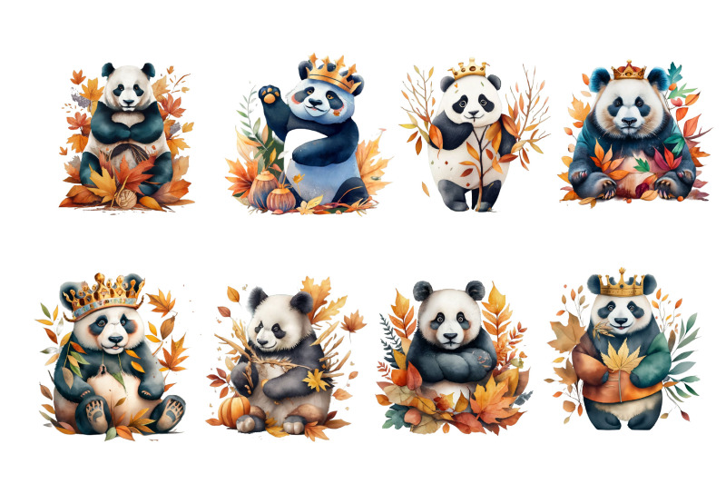 watercolor-giant-panda-clipart-bundle