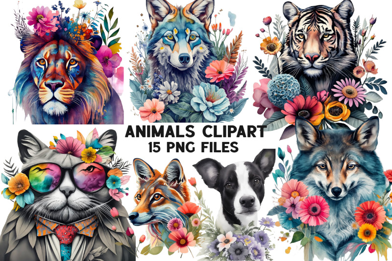 woodland-baby-animals-clipart-bundle