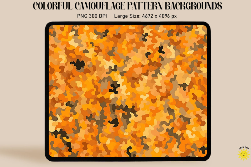 orange-camouflage-patterns-background