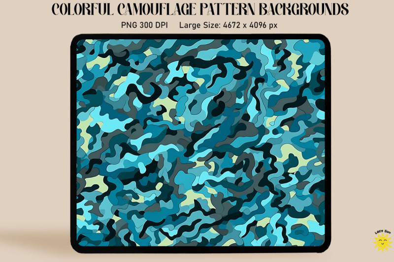 turquoise-camouflage-pattern-background