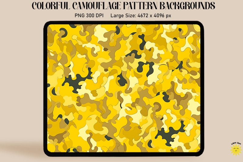 yellow-camouflage-patterns-background