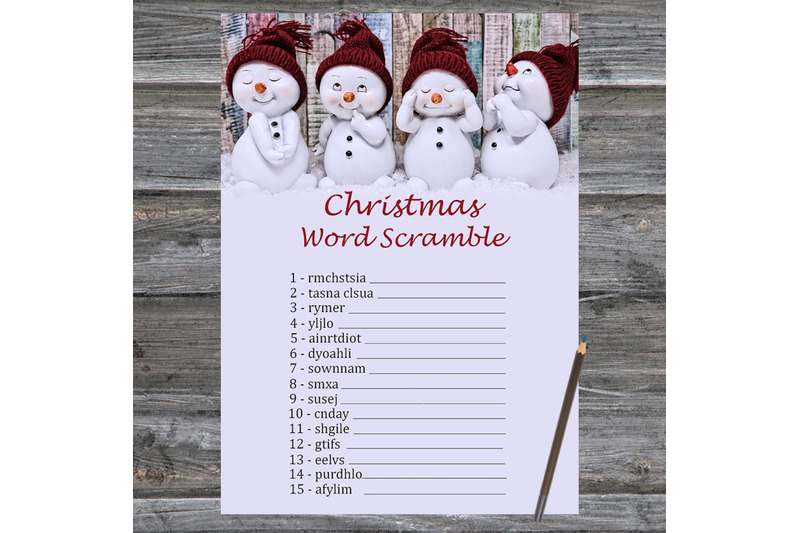 snowman-christmas-card-christmas-word-scramble-game-printable