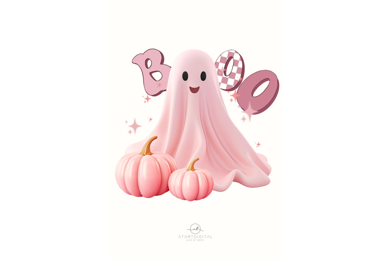 cute-funny-pink-halloween-ghost-png-design