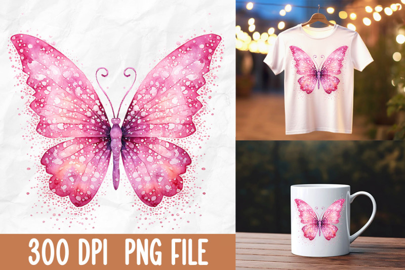 breast-cancer-pink-glitter-butterfly