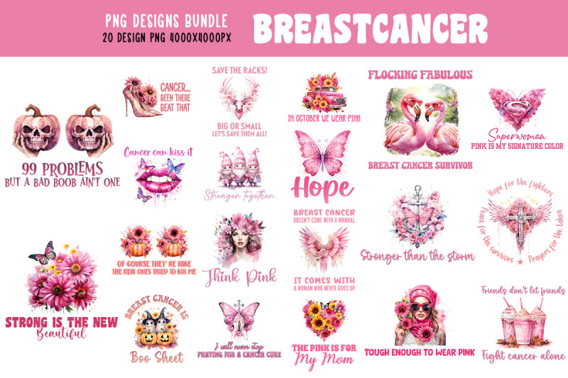 breast-cancer-pink-ribbon-bundle