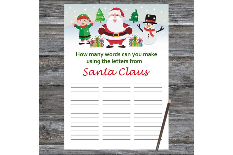 santa-claus-christmas-card-how-many-words-can-you-make-from-santaclaus