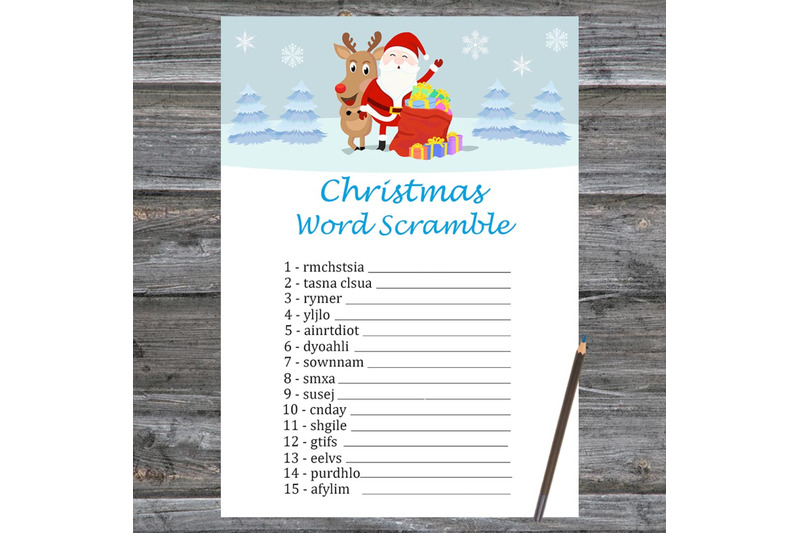 santa-reindeer-christmas-card-christmas-word-scramble-game-printable