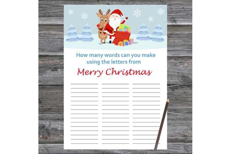 happy-santa-xmas-card-how-many-words-can-you-make-from-merry-christmas
