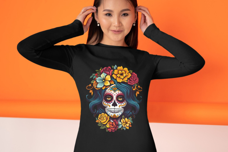 dia-de-los-muertos-sugar-skulls-clipart