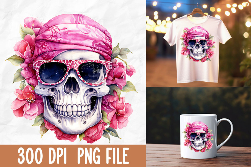 breast-cancer-skull-sunglasses-undefeat