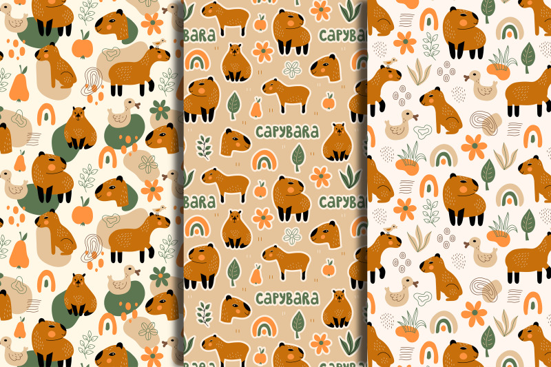 capybara-seamless-patterns-and-digital-papers-jpg-eps