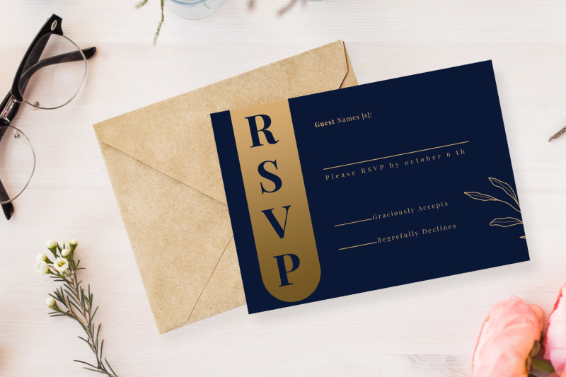 luxury-wedding-invitation-set