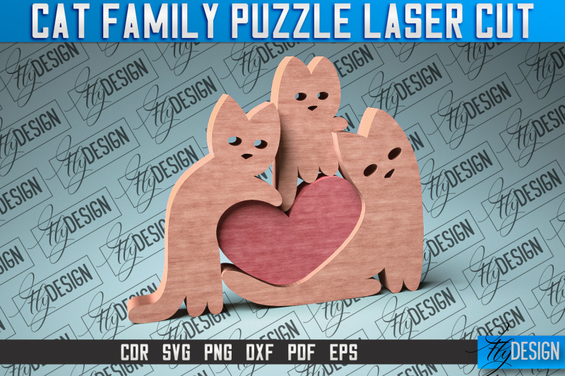 family-puzzle-laser-cut-svg-baby-animals-puzzle-svg-cnc-files