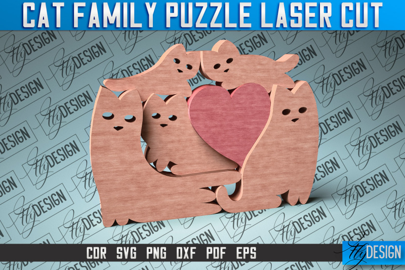 family-puzzle-laser-cut-svg-baby-animals-puzzle-svg-cnc-files