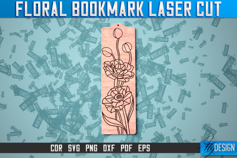 floral-bookmark-laser-cut-svg-design