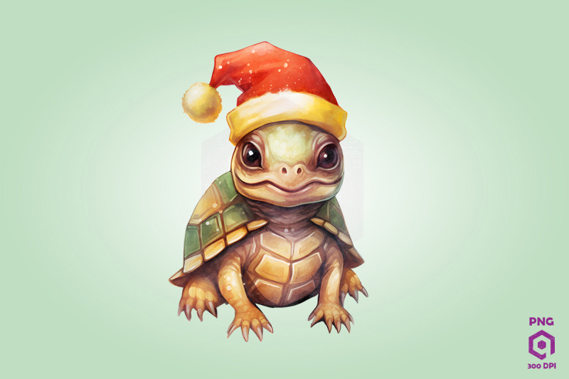 christmas-eastern-box-turtle-clipart