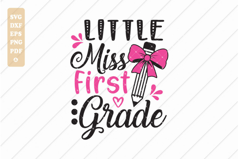 little-miss-first-grade-svg