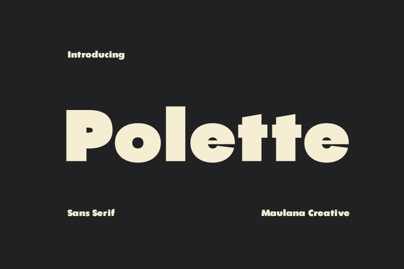 polette-geometric-sans-serif-font