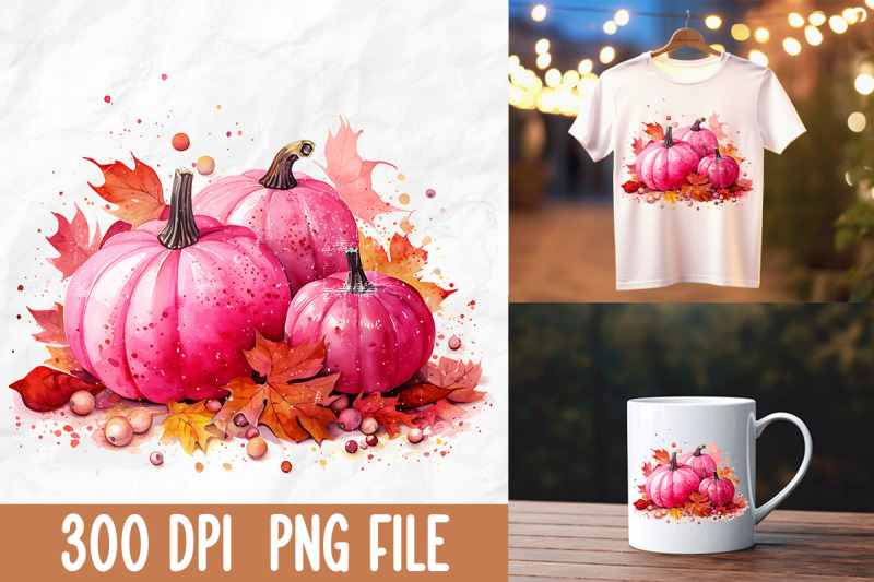 breast-cancer-pink-pumpkin-autumn-fall