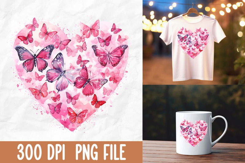 breast-cancer-pink-heart-butterfly