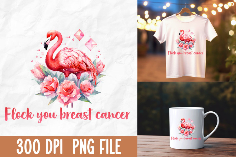 flock-you-breast-cancer-pink-flamingo