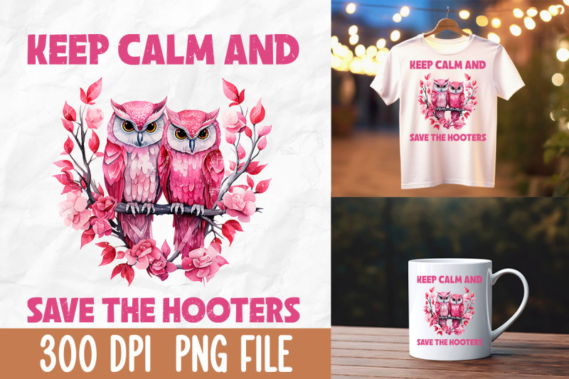 keep-calm-and-save-the-hooters-pink-owl