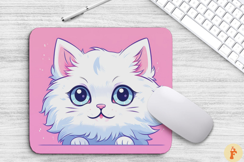 kawaii-peeking-ragdoll-cat-mouse-pad