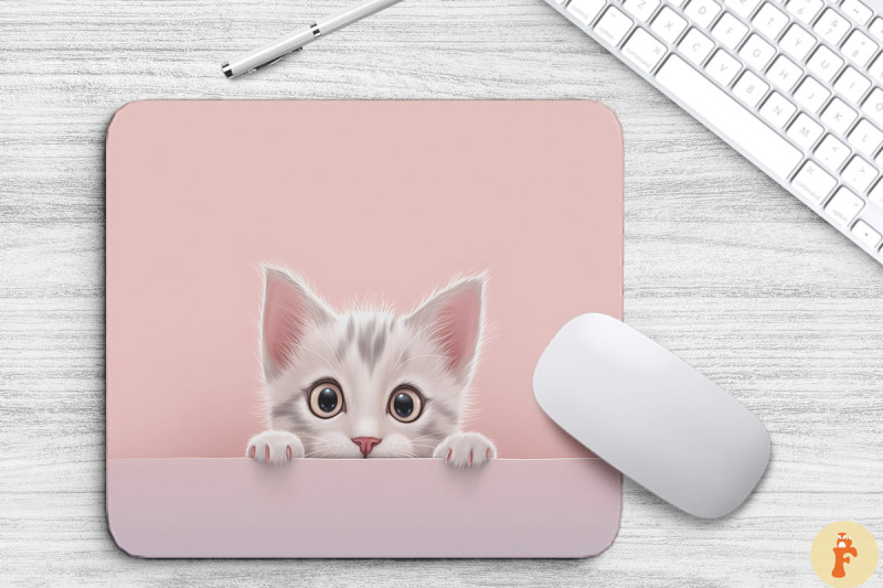 cute-peeking-manx-cat-mouse-pad