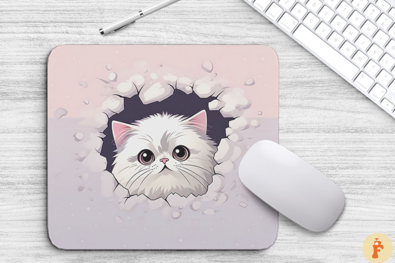 cute-peeking-persian-cat-mouse-pad