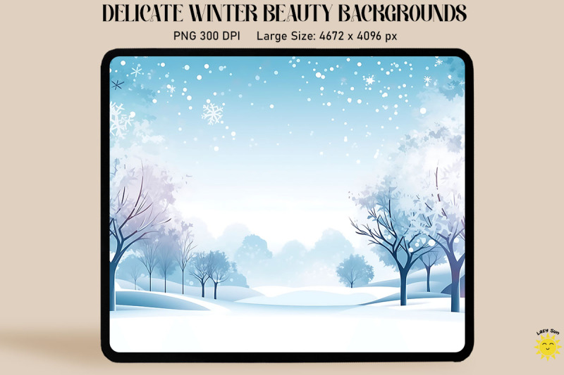 winter-landscape-with-snowflakes