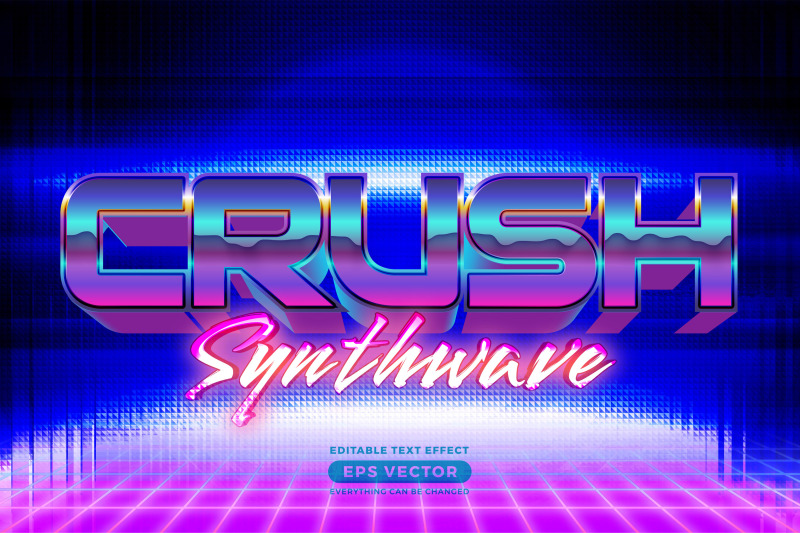 crush-synthwave-editable-text-effect-retro-style-with-vibrant-theme-co