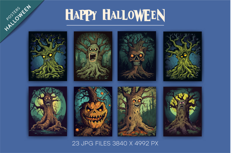 old-tree-monster-halloween-clipart