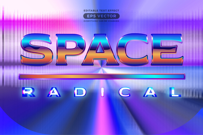 space-radical-editable-text-effect-retro-style-with-vibrant-theme-conc