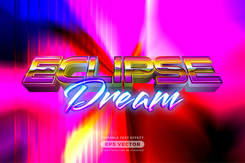 eclipse-dream-editable-text-effect-retro-style-with-vibrant-theme-conc