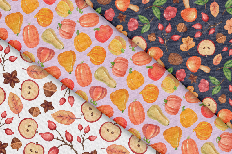 autumn-harvest-seamless-pattern