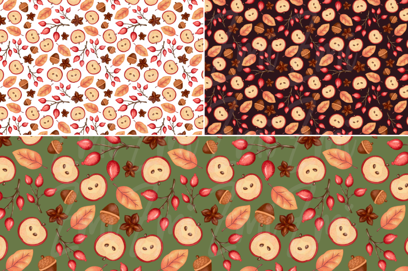 autumn-harvest-seamless-pattern