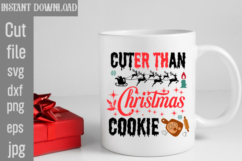 cuter-than-christmas-cookie-svg-cut-file-funny-christmas-png-retro-sa