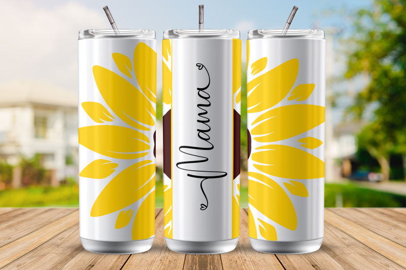 mama-sunflower-20-oz-tumbler-wrap-sublimation-design