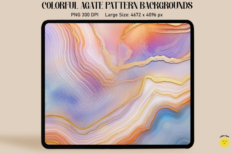 pastel-color-agate-pattern-backgrounds