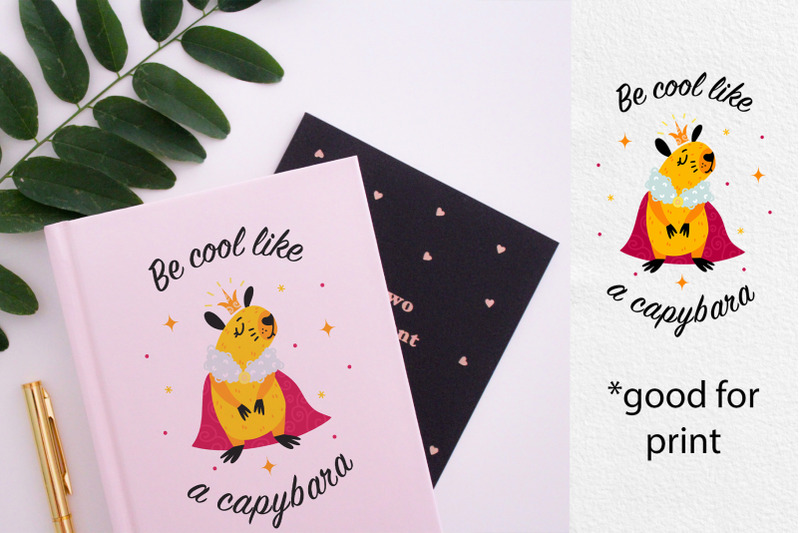 be-cool-like-a-capybara-svg-sublimation-clipart