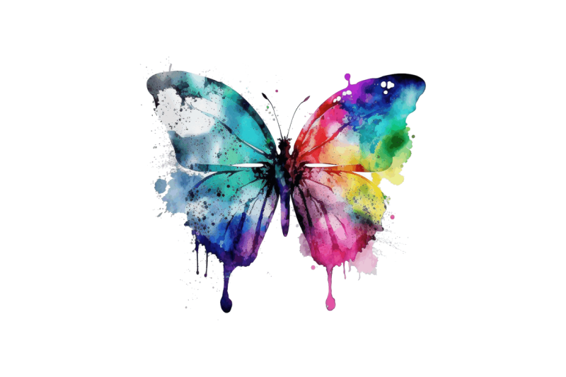 watercolor-rainbow-butterfly-bundle