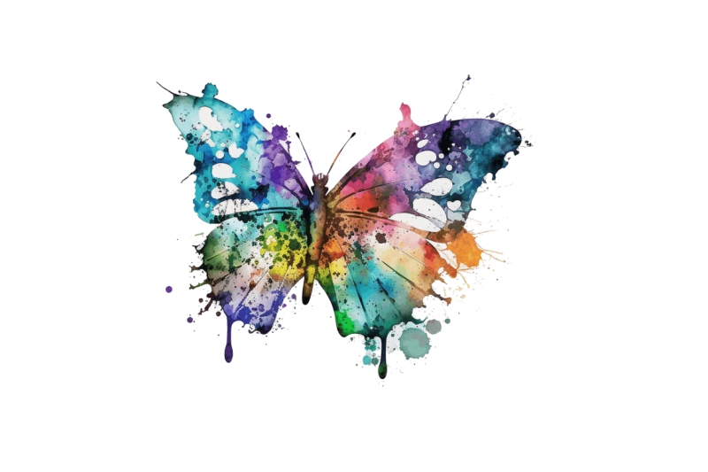 watercolor-rainbow-butterfly-bundle