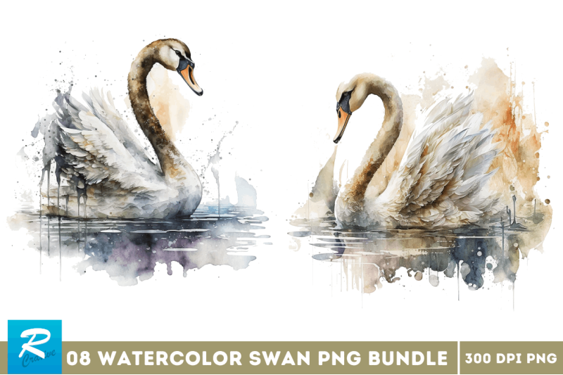 watercolor-swan-bundle