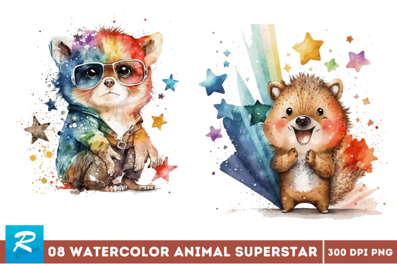 watercolor-cute-animal-superstar-bundle