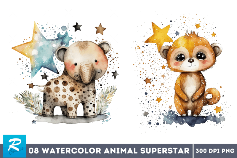 watercolor-cute-animal-superstar-bundle