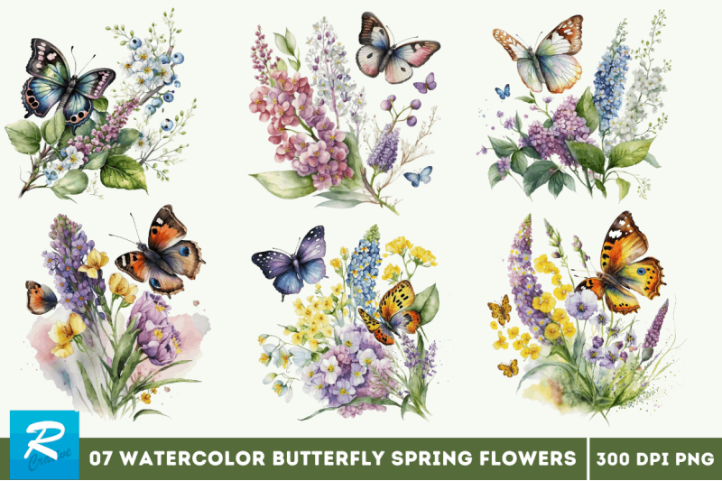 watercolor-butterfly-and-spring-flowers-bundle