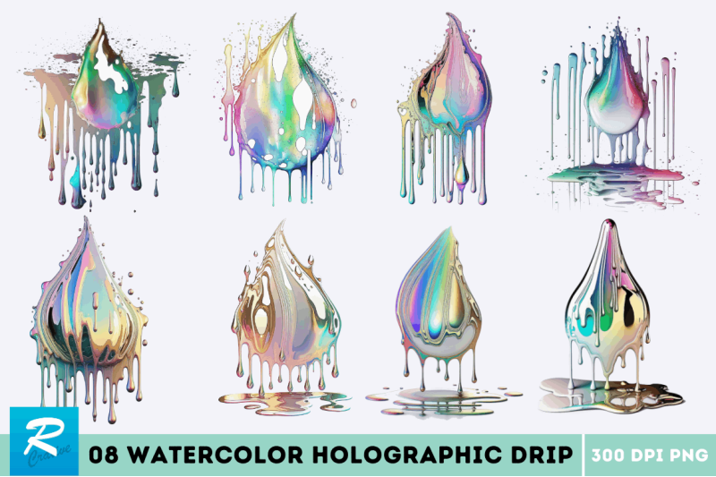 watercolor-holographic-drip-bundle